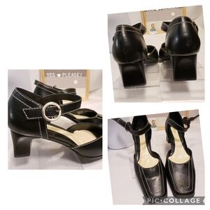 Connie Whisper Blocky Heels Vintage 8M